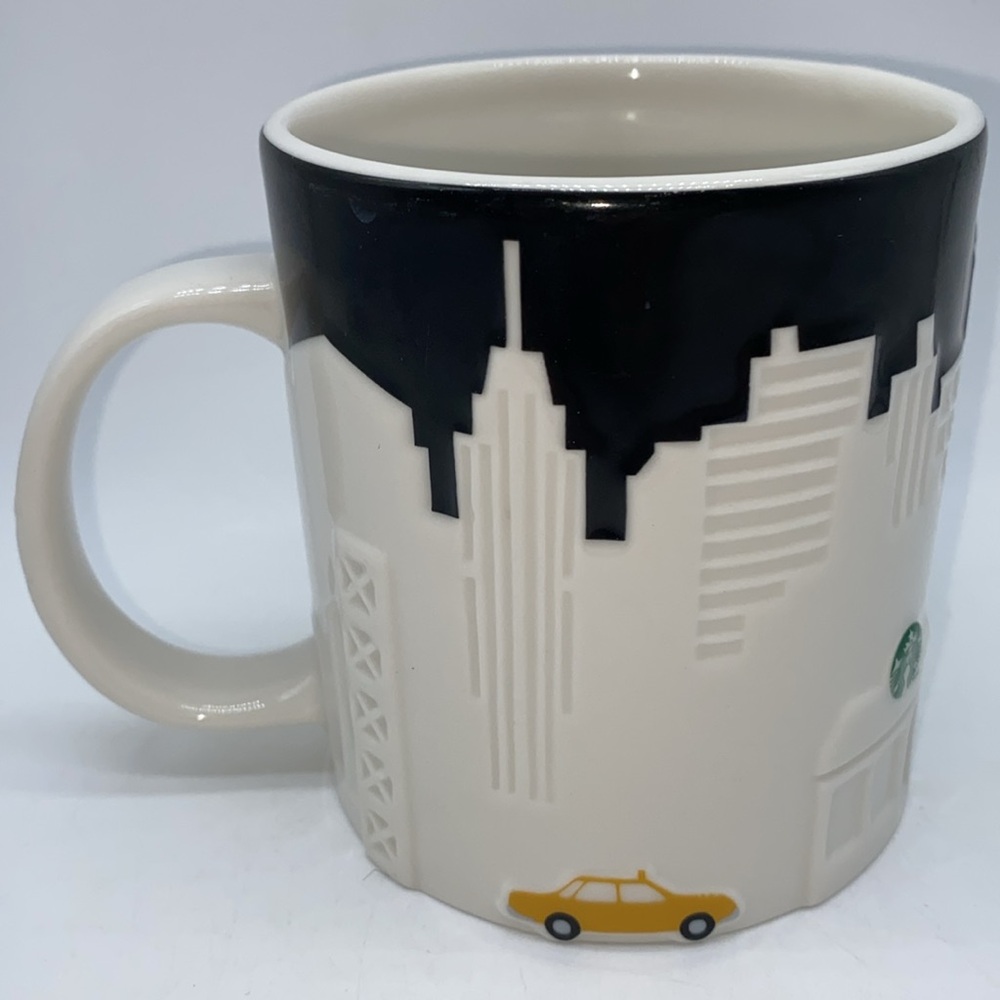 Starbucks New York City Embossed Skyline 3D Relief Map Collector’s Coffe…